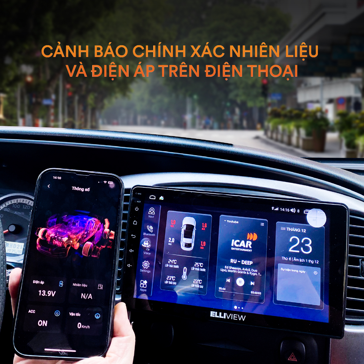 Cảm biến áp suất lốp IP24